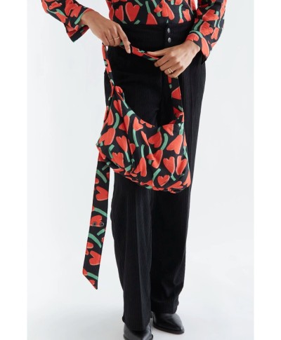 Bolso de hombro con estampado Ciclamen