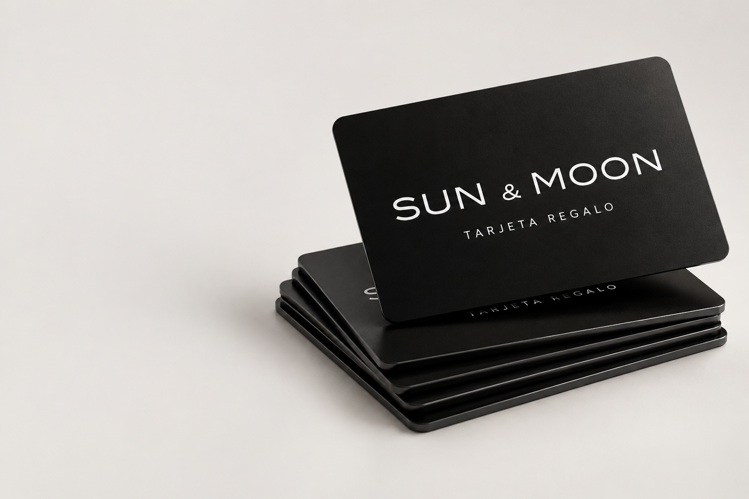 SUN & MOON · TARJETAS REGALO
